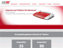Tablet Screenshot of antec-servicepool.de